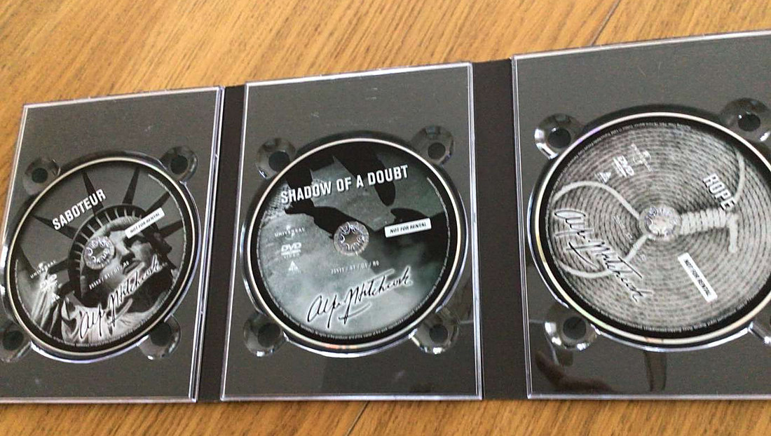 Hitchcock - Universal - fekete - díszdoboz